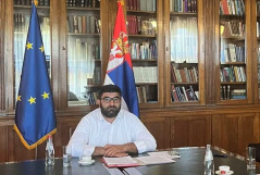 18. jul 2023. Prof. dr Jahja Fehratović na sastanku